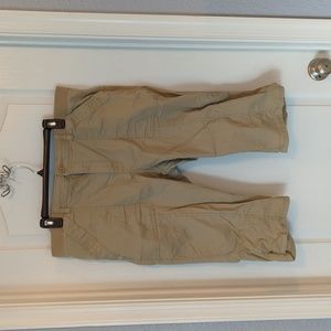 Khaki capris